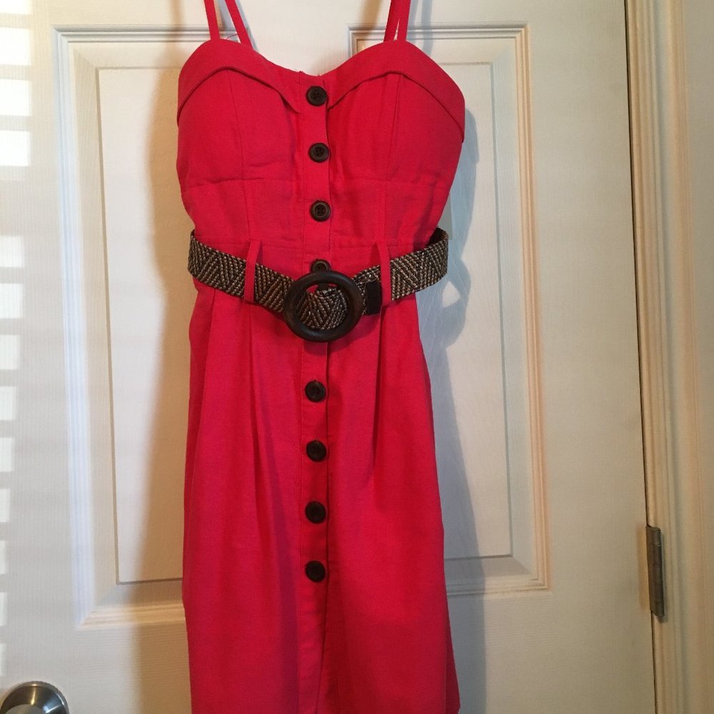 Dark Peach Small Summer Dress
